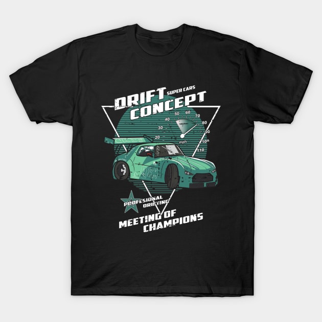 Drift Car T-Shirt by BC- One- Shop